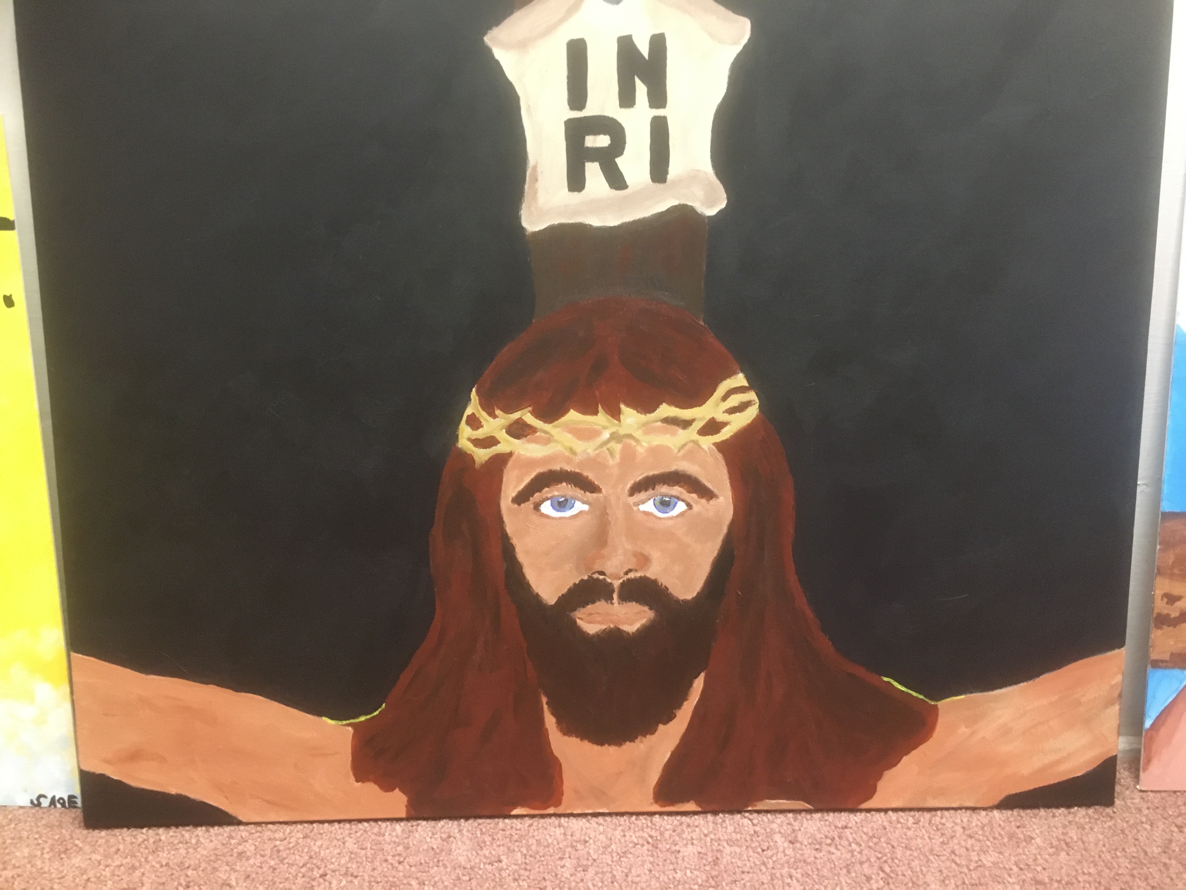 Jesus + plaque