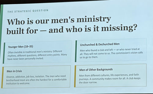 Who the ministry is for and who's missing slide