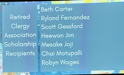 RCA Scholarship Recipients