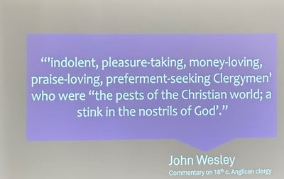 Harsh commentary on Anglican clergy of Wesley's day